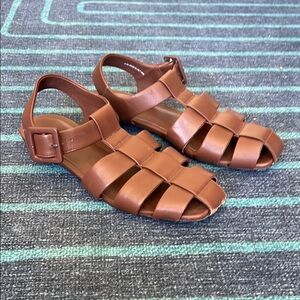 Everlane Chestnut Leather Sandals